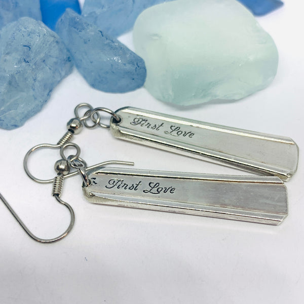 “First Love” Vintage Silverware Earrings | Vintage Silverware Jewelry | Vintage Spoon Earrings