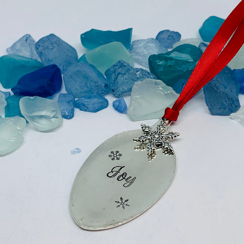 Vintage Spoon Bowl Ornament | Christmas Ornament | Hand Crafted Silver Plated Ornament | Holiday | Tree Decoration