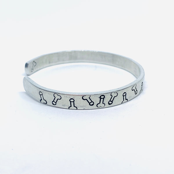 Dicks - Hand Stamped Cuff Bracelet