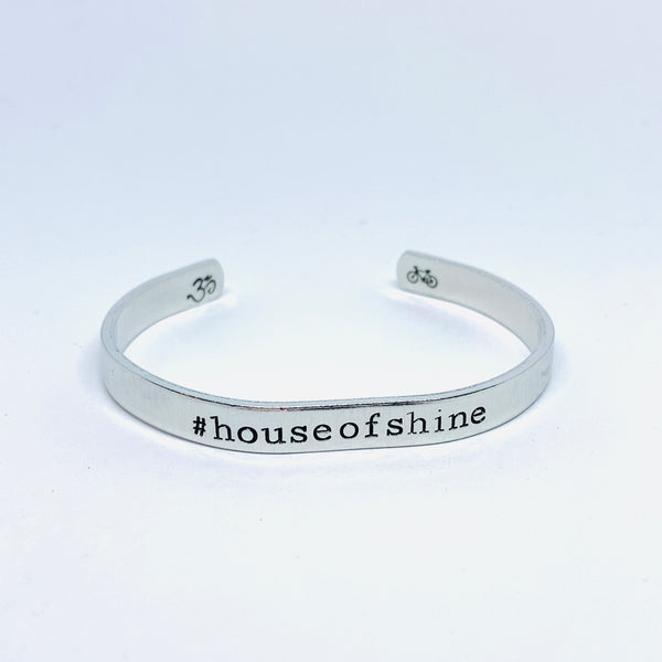 Peloton PELOTHON 2020 #HouseOfShine Team - Hand Stamped Cuff Bracelet