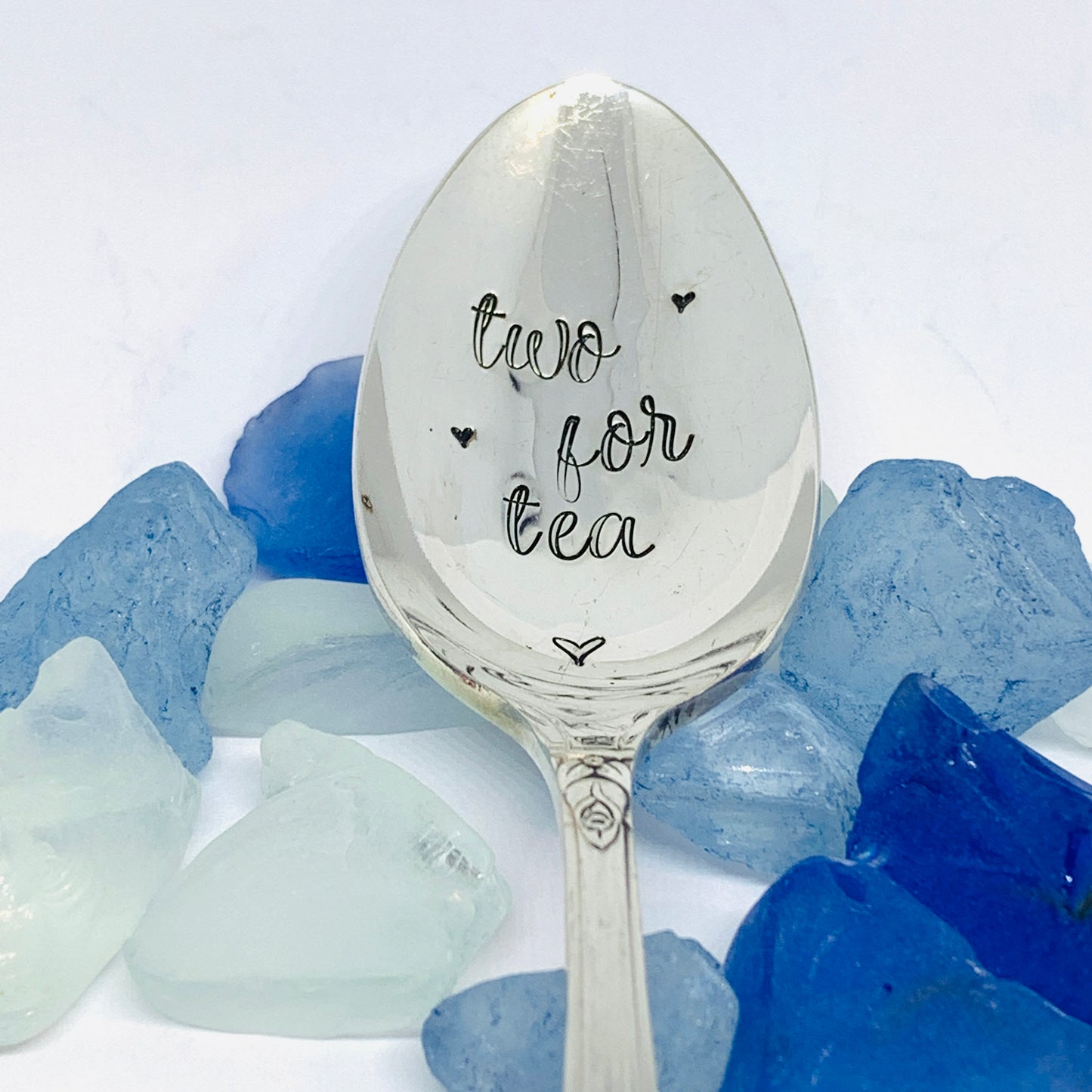 Vintage Silver Plated Hand Stamped Spoon | Novelty