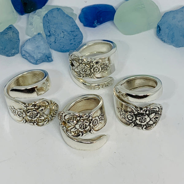 “Distinction” 1951 Spoon Ring | Vintage Silverware | Oneida | Up-Cycled Ring | Silverware Spoon | Antique Spoon Jewlery