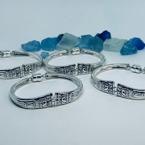 “Sweetheart II/Hollywood II” 1946-1948 Spoon Bracelet | Vintage Silverware | Wallace | UpCycled | Silverware | Antique | Variation II