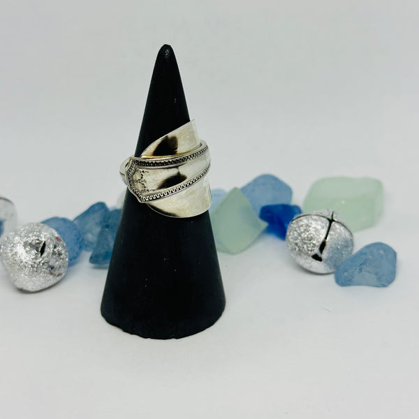 Saddle Demitasse Spoon Ring | Vintage Silverware | Upcycled Ring | Silverware | Antique