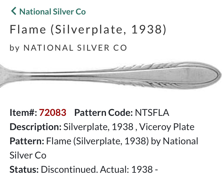 “Flame” 1938 Hand Stamped Spoon Ring | Vintage Silverware | Up-Cycled Ring | Silverware Spoon | Antique Spoon Jewlery