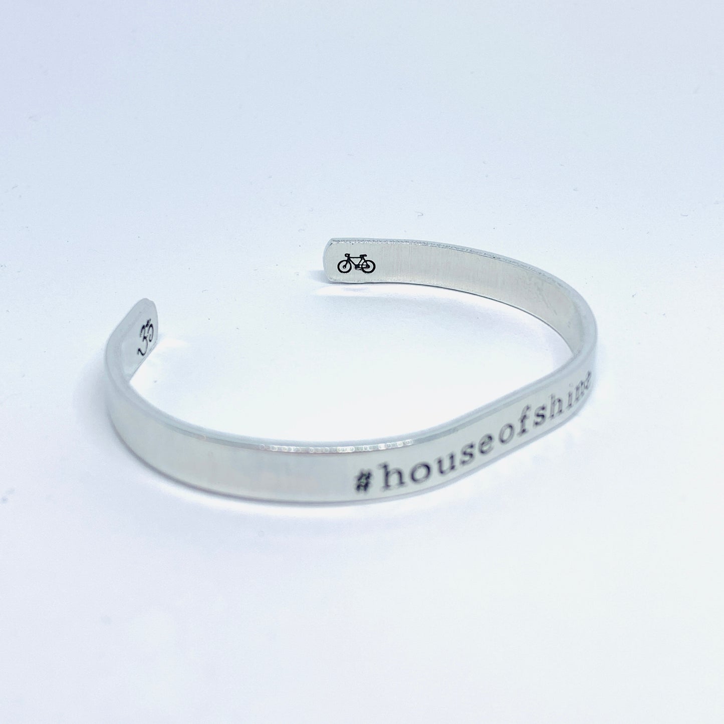 Peloton PELOTHON 2020 #HouseOfShine Team - Hand Stamped Cuff Bracelet