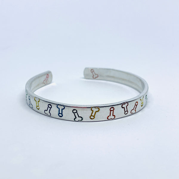 Dicks - Hand Stamped Cuff Bracelet