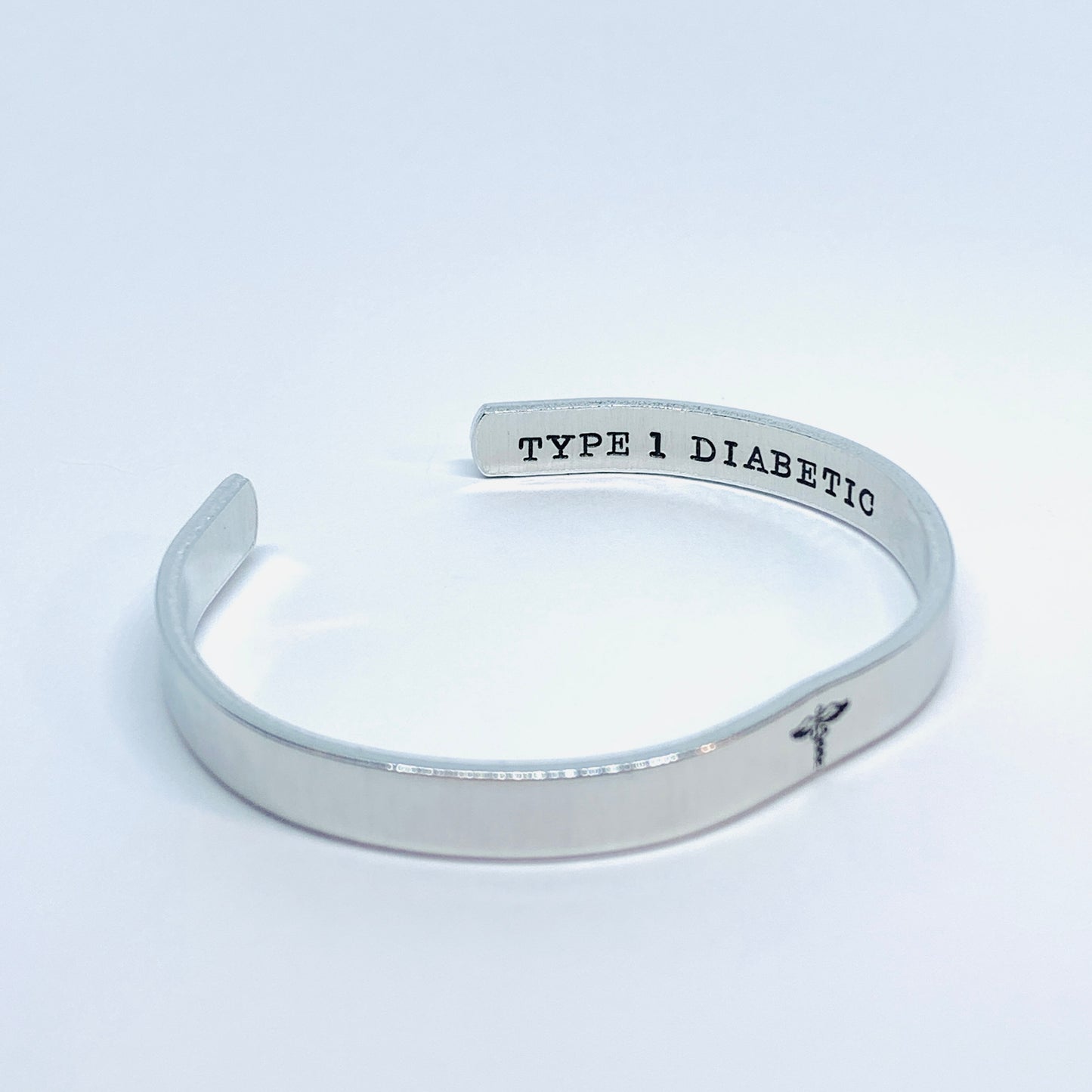 Medical Alert - Hand Stamped Cuff Bracelet