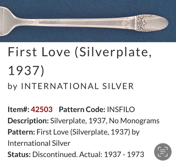 “First Love” Vintage Silverware Earrings | Vintage Silverware Jewelry | Vintage Spoon Earrings