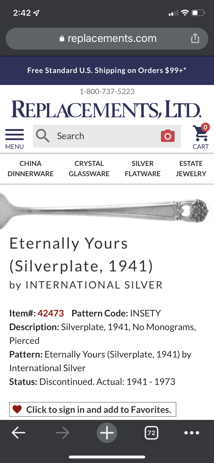 “Eternally Yours” 1941 Vintage Silverware Spoon Bracelet | Up-Cycled Bracelet | Antique